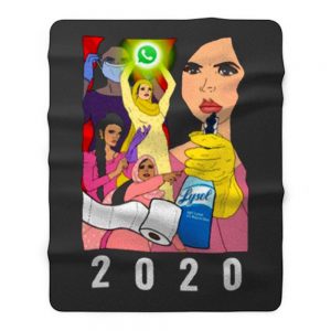 Quarantine 2020 Fleece Blanket