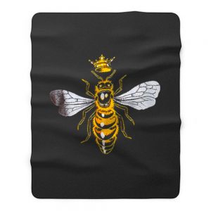 Queen Bee Cute Fleece Blanket