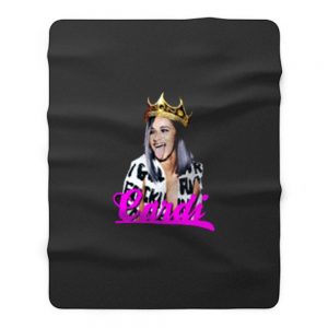 Queen Bodak Cardi B Fan Fleece Blanket