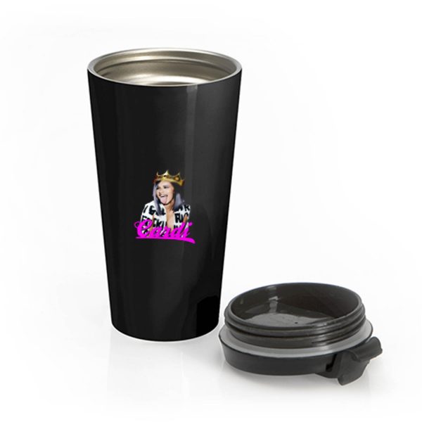 Queen Bodak Cardi B Fan Stainless Steel Travel Mug