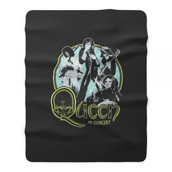 Queen In Concert Band Fleece Blanket