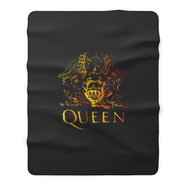 Queen Retro Band Fleece Blanket