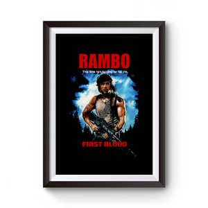 RAMBO FIRST BLOOD Premium Matte Poster
