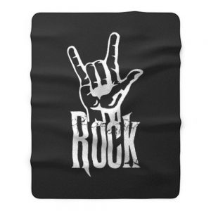 ROCK N ROLL Fleece Blanket