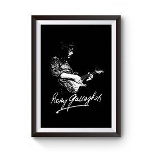 RORY GALLAGHER GUITARIS Premium Matte Poster