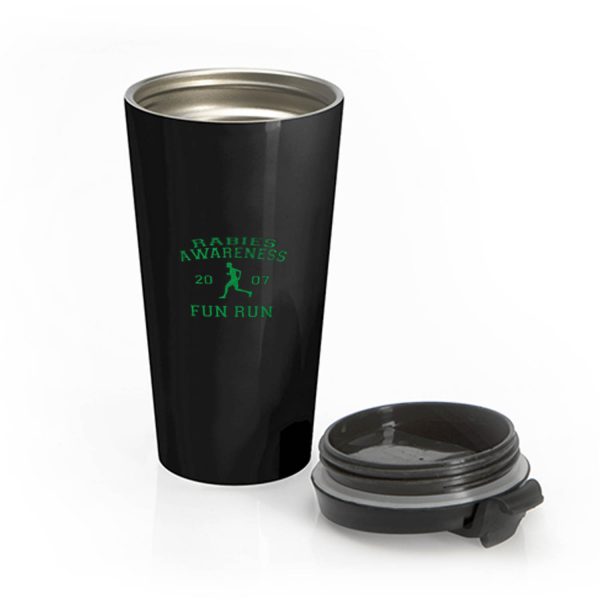 Rabies Awareness 2007 Fun Run Stainless Steel Travel Mug