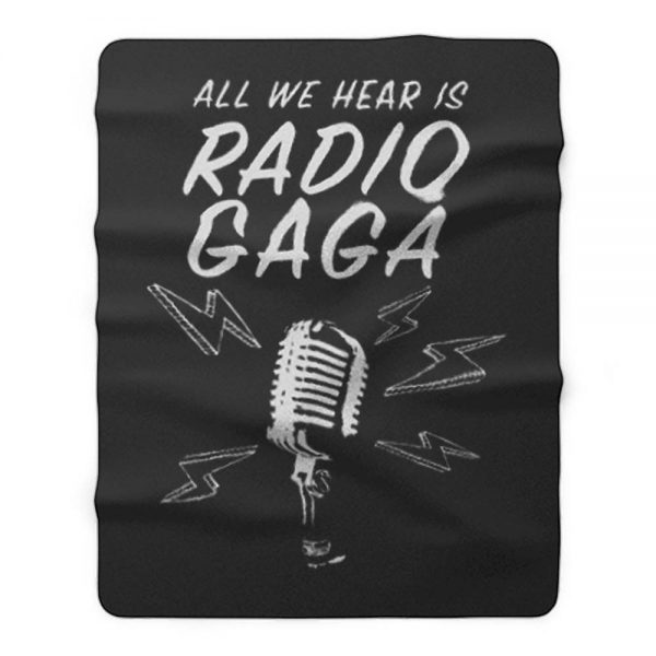 Radio gaga Queens band Fleece Blanket