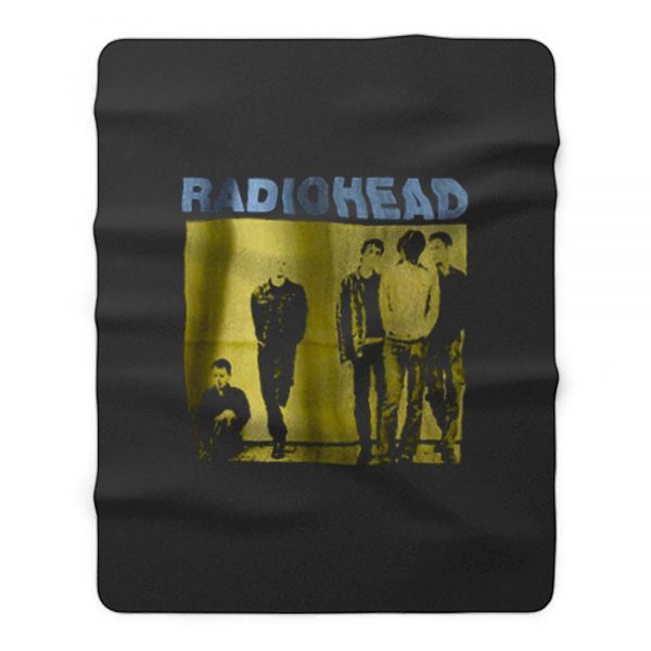 Radiohead Black Rock Band Fleece Blanket