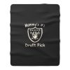 Raiders 1 Draft Pick Fleece Blanket