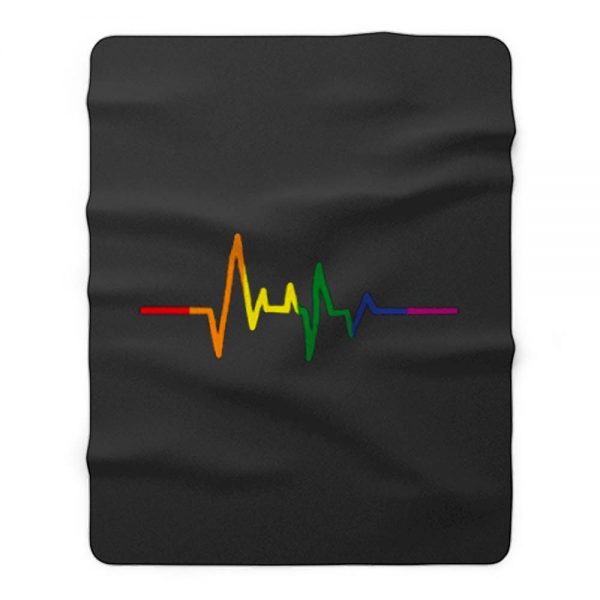 Rainbow LGBT Fleece Blanket