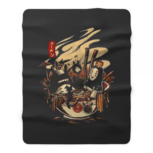 Ramen Party Fleece Blanket