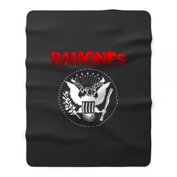 Ramones Punk Rock Band Fleece Blanket