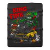 Rat Fink King Fink Fleece Blanket