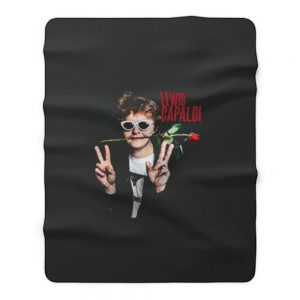 Red Rose Lewis Capaldi Fleece Blanket