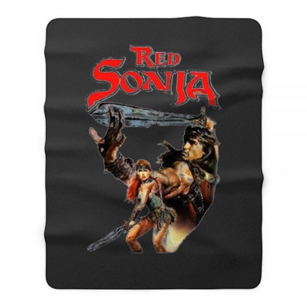 Red Sonja Fleece Blanket