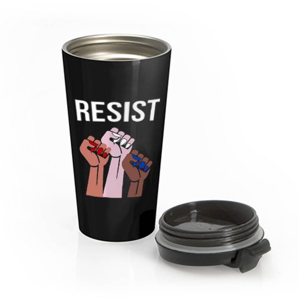 Reistst Womens Fists Political Stainless Steel Travel Mug