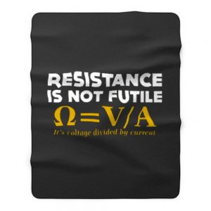 Resistance Is Not Futile Fleece Blanket