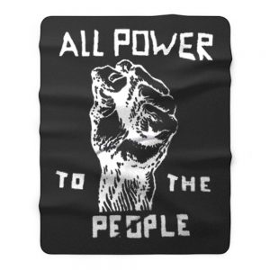 Retro Black Panther Fleece Blanket