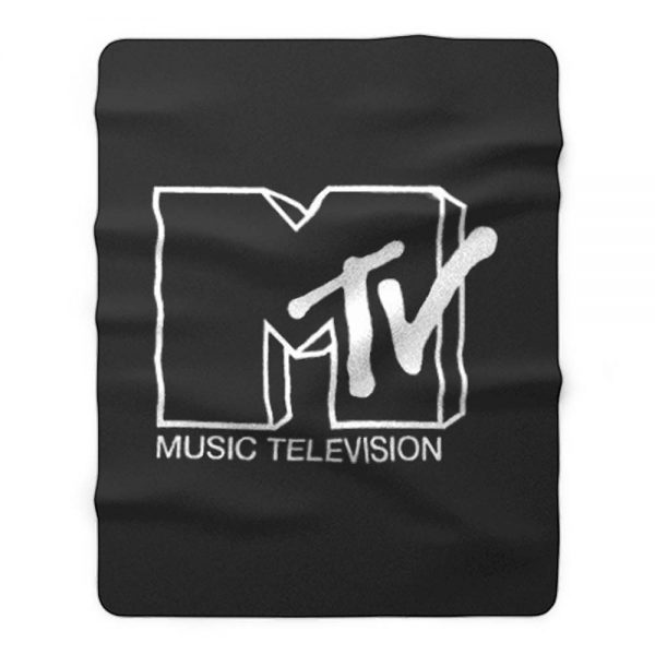 Retro MTV Fleece Blanket