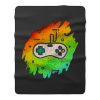 Retro Video Game Youth Vintage Gaming Distressed Fleece Blanket