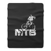 Ride Mountain Bike Fleece Blanket