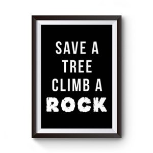 Rock Climbing Premium Matte Poster