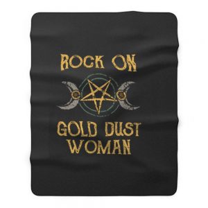 Rock On Gypsy Stevie Nicks Fleece Blanket