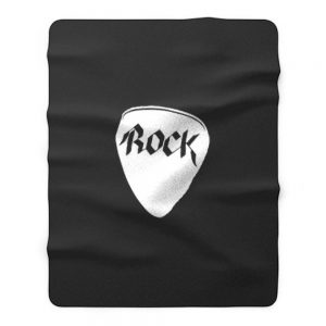 Rock Plektrum Fleece Blanket