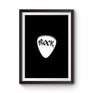Rock Plektrum Premium Matte Poster
