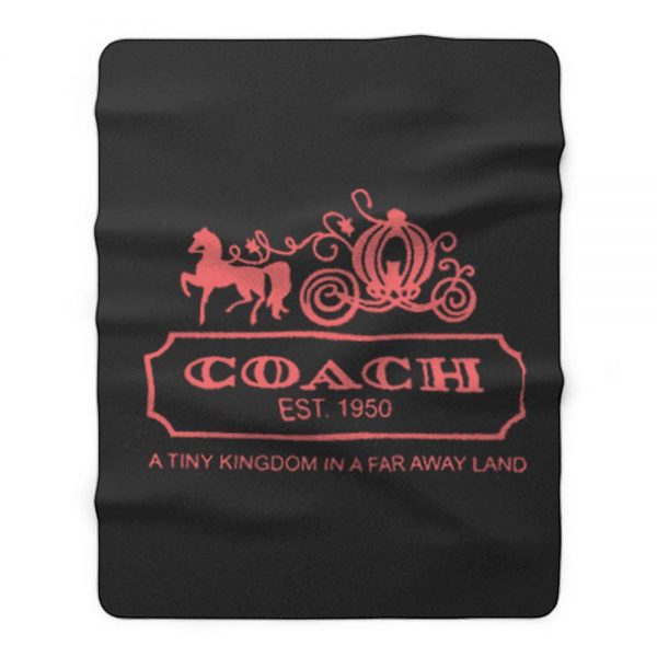 Rose gold coach Disney Fleece Blanket