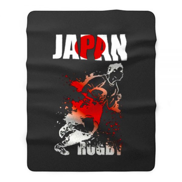 Rugby Japan 2019 WorldCup Fan Tee Top Fleece Blanket