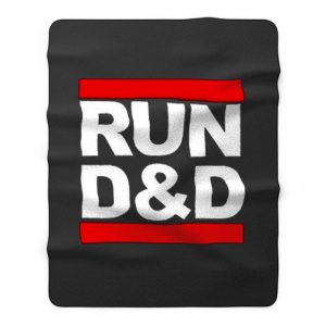 Run DD dungeons and dragons Fleece Blanket