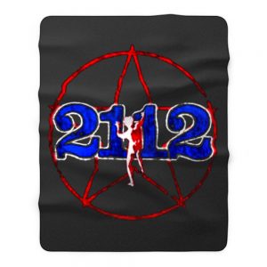 Rush 2112 Tour 1976 Brand New Authentic Rock Fleece Blanket