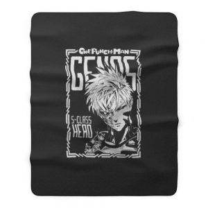 S Class Hero Genos One Punch Man Fleece Blanket