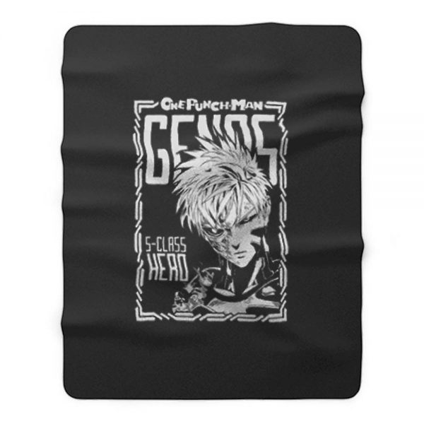 S Class Hero Genos One Punch Man Fleece Blanket