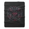 SAMURAI MASK Fleece Blanket