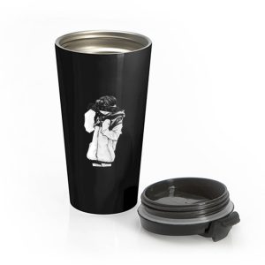 Sad Japanese Aesthetic Graphic Anime Stainless Steel Travel Mug