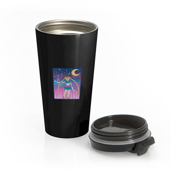 Sailor Moon Tokyo Night Retro Stainless Steel Travel Mug