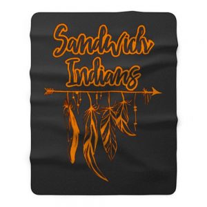 Sandwich Indians Fleece Blanket