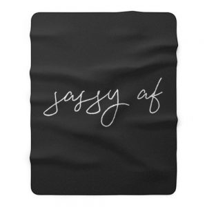 Sassy AF Fleece Blanket