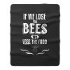 Save The Bees Fleece Blanket