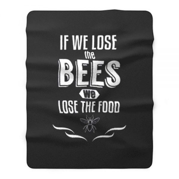 Save The Bees Fleece Blanket