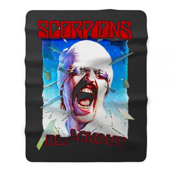 Scorpions Blackout Fleece Blanket