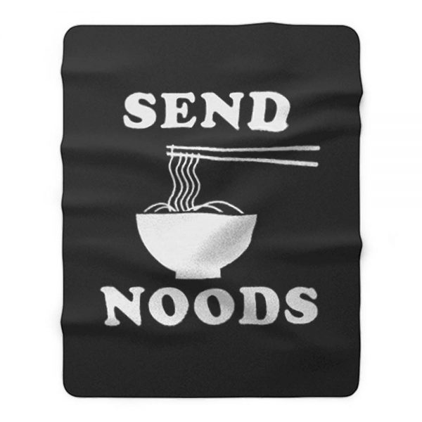 Send Noods Fleece Blanket