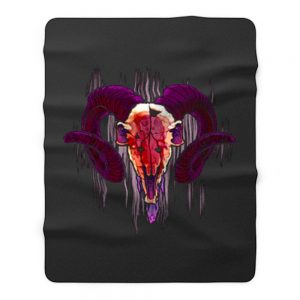 Seriously Strange Ram Fleece Blanket