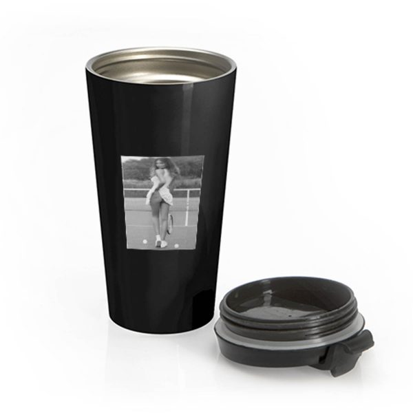 Sexy Girl Tennis Player Sports Stainless Steel Travel Mug