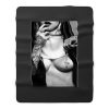 Sexy Nun Cross Tattoo Funny Fleece Blanket