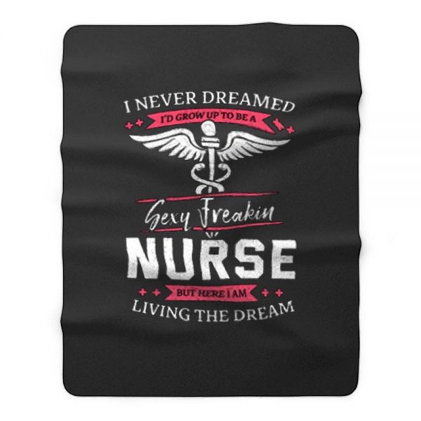 Sexy Nurse Nurse Hospital Medical Assistant Fleece Blanket