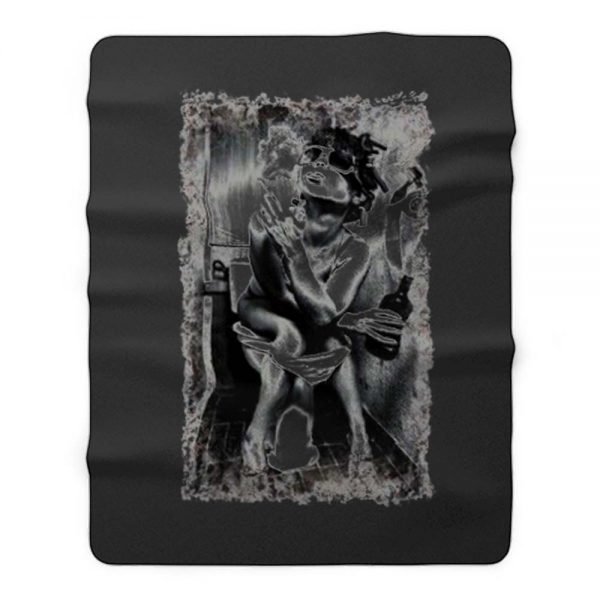 Sexy Woman Fleece Blanket