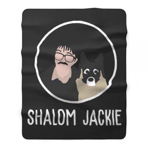 Shalom Jackie Doggie Lover Fleece Blanket